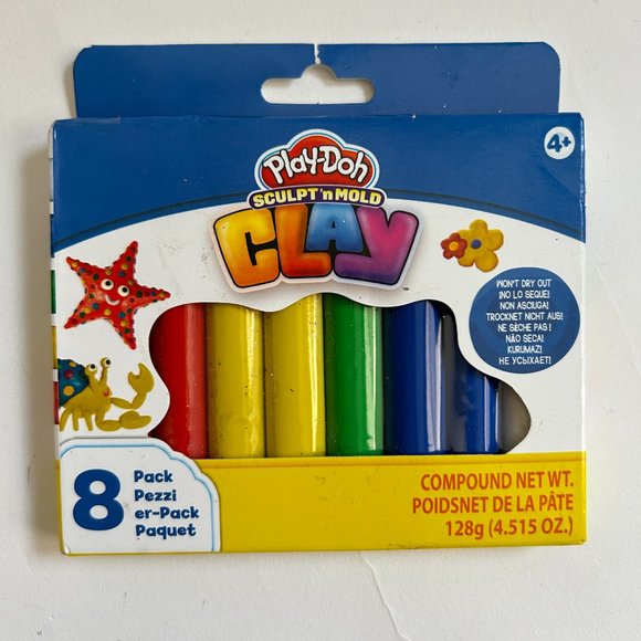 Lot of 3 Play-Doh Sculpt'n'Mold Clay Multi Colors 8-Pack BRAND NEW - Picture 4 of 8